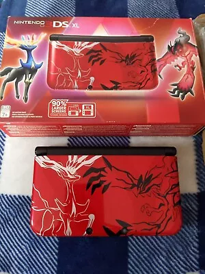 $399.99 • Buy Nintendo 3DS XL Pokemon X And Y Limited Edition Yveltal And Xerneas  Red Console