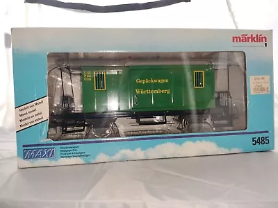 Marklin 5485 Wurttemberg Baggage Car  MAXI Gauge 1 Mint NIB • $135