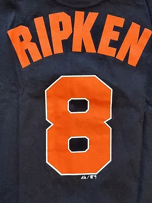 BALTIMORE ORIOLES Cal Ripken Jr Jersey Style Shirt MLB Baseball Vtg Adult MEDIUM • $12.99