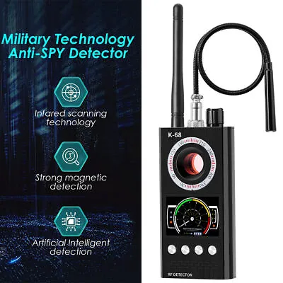 2024 Upgraded GSM GPS Anti-Spy Scanner Detector Camera Audio Bug Finder Tracker • $51.10