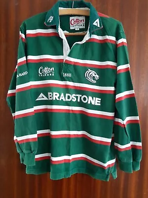 Leicester Tigers Rugby Shirt Cotton Traders Small Adults  • £25