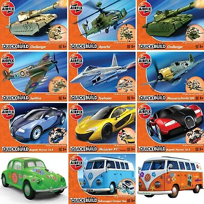 Airfix - Quickbuild Model Set Kit - Aircraft Cars Tanks Helicopter - Select • £14.99