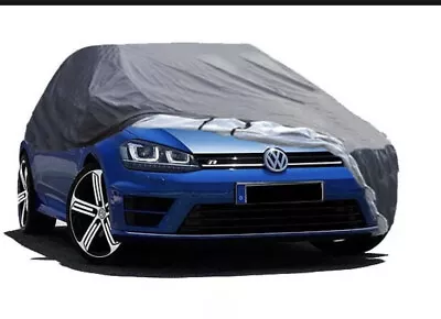 Heavy Duty Waterproof Cotton Lined Premium Outdoor Car Cover Vw Golf R Mk6 Mk7 • $47.19