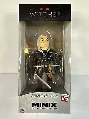 MINIX The Witcher 4.75” Collectable Figurine Geralt Of Riviera Mego 2023 Netflix • $12.99