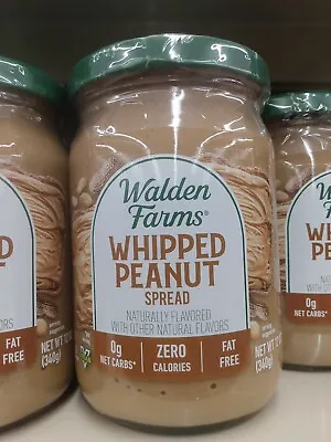 Walden Farms Calorie Free Whipped Peanut Spread 12 Oz Jar • £6.42