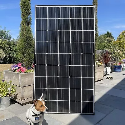 £185 • Buy 250w Solar Panel BLACK FRAME Mono +20% Efficiency (147x82cm) CraigSolar.co.uk