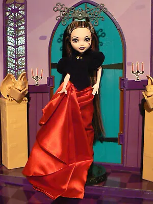 Monster High Doll Clothes Outfit - Bustier Detachable Sleeves Floor Length Skirt • $24.99