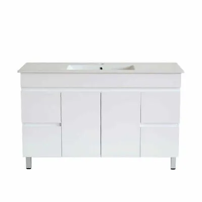 1500*460*850mm Freestanding Vanity Basin Storage Cabinet Leg Soft Close Finge... • $829