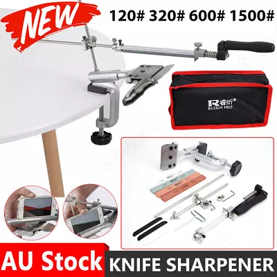 Professional Edge Knife Sharpening Fix-angle Sharpener System With 4 Stones-NEW • $38.99