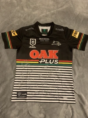 $499.99 • Buy Penrith Panthers 2022 Signed Premiers Jersey + Coa
