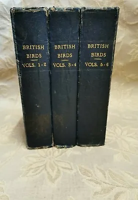 £186 • Buy 3 Antique Books British Birds With Their Nests And Eggs, By A. G. Butler - 1895