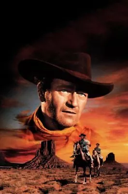 Searchers Movie Poster John Wayne Large 24inx36in • $21.96