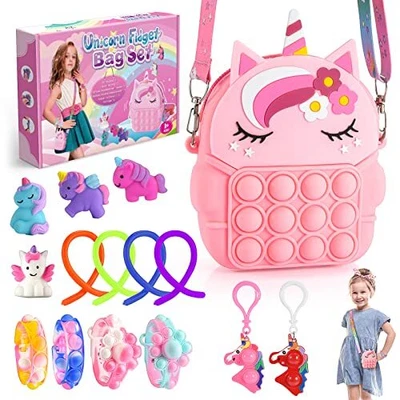 £10.61 • Buy Toys For 3 4 5 6 7 8 9 10 Year Old Girls Fidget Girls Toys Pack Gifts Silicone