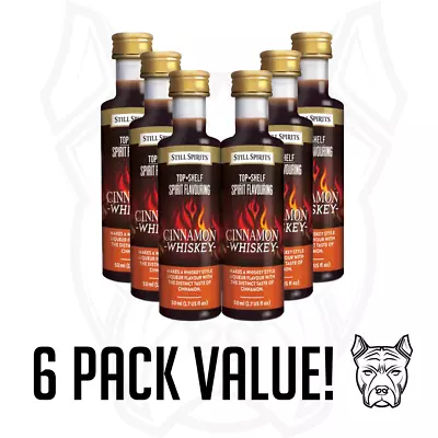 Cinnamon Whiskey Still Spirits Top Shelf Essence - 6 Pack Value Free Shipping! • $67.90