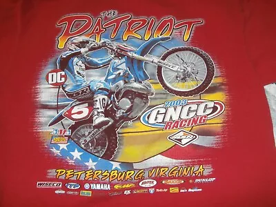 Vintage T Shirt Petersburg VA Patriot Motorcycle GNCC Racing • $15.99