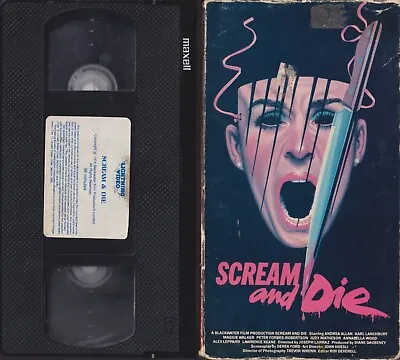 Scream And Die (VHS 1990)  Andrea Allan Karl Lanchbury Maggie Walker Peter Forb • $39.99