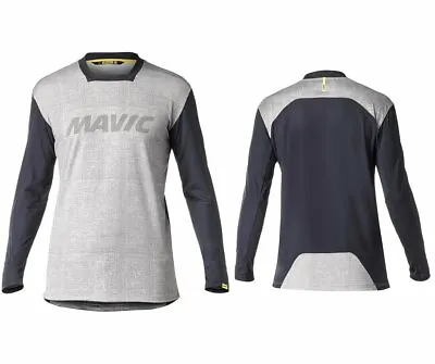 Mavic Deemax Pro Long Sleeve MTB Jersey - Moon Mist-Black • $45