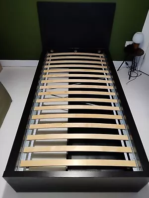 IKEA Malm Single Bed Black • £30