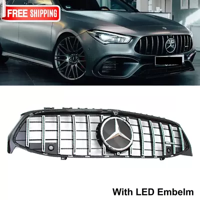 LED GTR Grille Front Grill For Mercedes C118 W118 CLA250 CLA180 CLA200 2020-2023 • $103.96