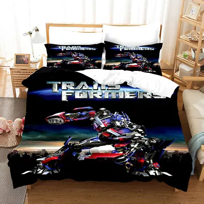 Transformers Collection Single/Double/Queen/King Bed Quilt Cover Set • $42.40