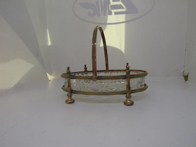 £40 • Buy Antique Silver Plated Butter Dish With Glass Liner - Possibly Christophr Dresser