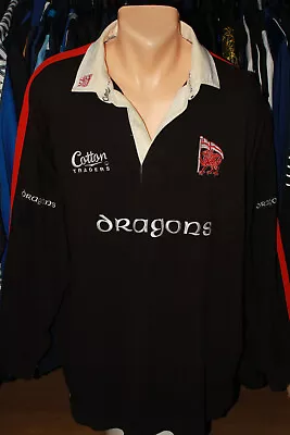 Rare Vintage London Welsh Rfc Rugby Union Cotton Traders 2003/2004 Away Jersey • £28.80