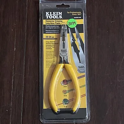 Klein Tools Connector Crimping Long-Nose Pliers (VDV026-049) • $20.99