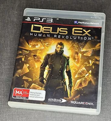 Deus Ex: Human Revolution - Playstation 3 - Complete With Manual  • $9.99