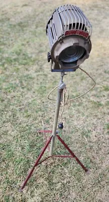 Bantam Super Spot Theatre Studio Spotlight Vtg Deco Light Decor Vintage & Tripod • $279