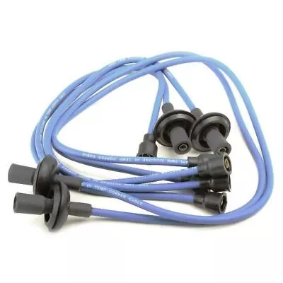 Empi 9407 Spark Plug Ignition Wire Set. Blue Silicone 7mm For Air-cooled Vw Bug • $29.95