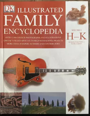 DK Illustrated Family Encyclopedia - Volume 8 H-K Reference Book Series. • £2.50