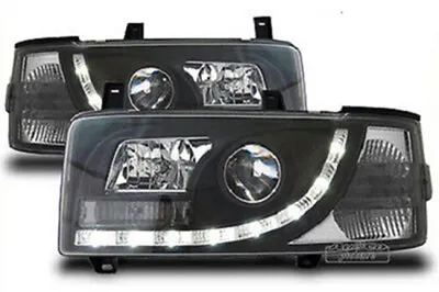 Scheinwerfer LED Tagfahrlicht Optik For VW T4 1990-2003 TRANSPORTER Schwarz AU L • $411.88