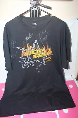 Rock Star SUP Straight Up Racing  2016 Men’s Shirt  Signed Monster Truck Jam XL • $15.89