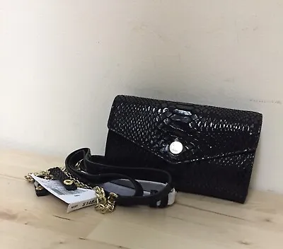 NWT Michael Kors  Electronics Phone Crossbody Black Genuine Leather Bag • $89.95