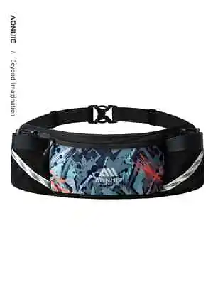 AONIJIE W8125 Running Waist Bag Double Kettle Fanny Pack Marathon Hydration Belt • $23.47