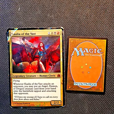 Magic The Gathering 1 Over Size Card Kaalia Of The Vast 206/318 Damaged As Is! • $1.46