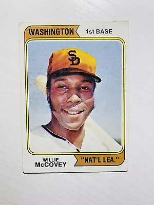 1974 Topps #250 Willie McCovey Washington Variation  • $15