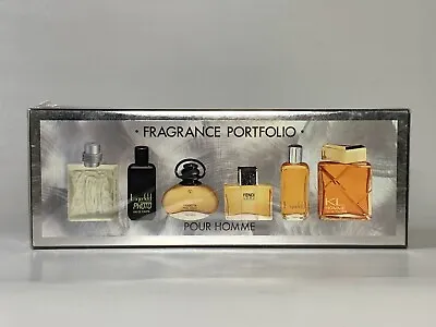 VTG Fragrance Portfolio Mini Perfume Set - Lagerfeld KL Homme Cerruti Fendi RARE • $145