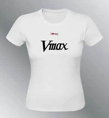 T-Shirt Customised Vmax S M L XL XXL Woman Motorcycle V Max • $28.77