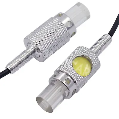 2 LED Bolt-On Car License Plate Lights Lamps Bulbs 12V White Universal 1 Pair • $8.90