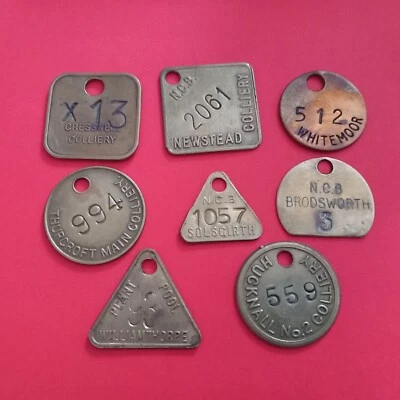 £22.99 • Buy Colliery Miners Pit Tokens Checks  8off