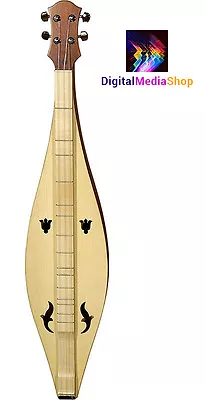 Dulcimer Instrument Mountain Dulcimer 4 String Appalachian Dulcimer • $139.97