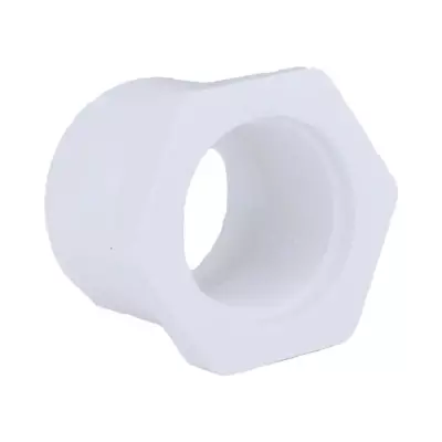 1-1/2 In. X 3/4 In. PVC Schedule 40 Reducer Bushing Fitting • $4.99