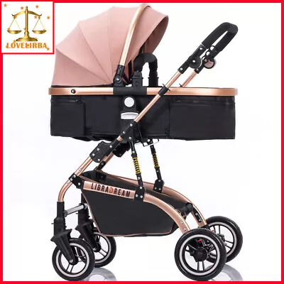 $126.66 • Buy Brand New 3 IN 1 Baby Stroller Pram Shock Absorbers Push Chair KCA2026