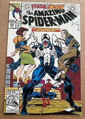 Marvel Comics Venom Attacks The Amazing Spider-Man #374 HIGH GRADE 1992 • $10