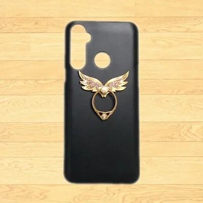 Cover For Phones 3D Cute Wings Finger Ring Stand Holder Black Back Hard Case • $8.94