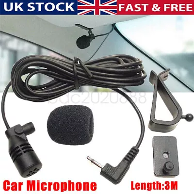 Car Stereo Radio BT Bluetooth Microphone 3.5mm For Sony JVC Hands Free UK SELL • £5.39