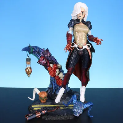 Custom McFarlane DAWN 2063 Gothic Steampunk Femme Fatal Statuette Mood Skulls • $59.99