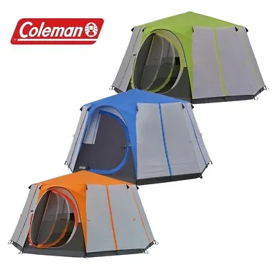£219.75 • Buy Coleman Cortes Octagon 8 Person Berth Man Tent Yurt Festival Camping 2022 Model