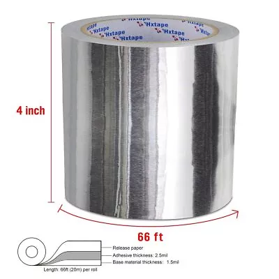 Aluminum Foil Tape Silver For HVACductwork Metal Duct Tape (4  X 20m X 4.0... • $20.36